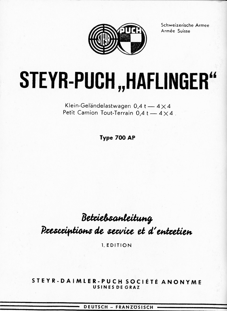 3x13x205_kl Betriebsanleitung CH-Armee