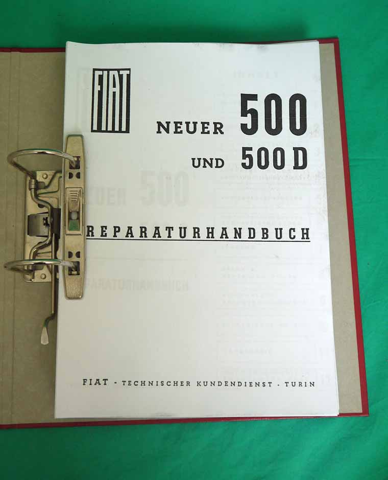 Werkstatthandbuch Fiat 500