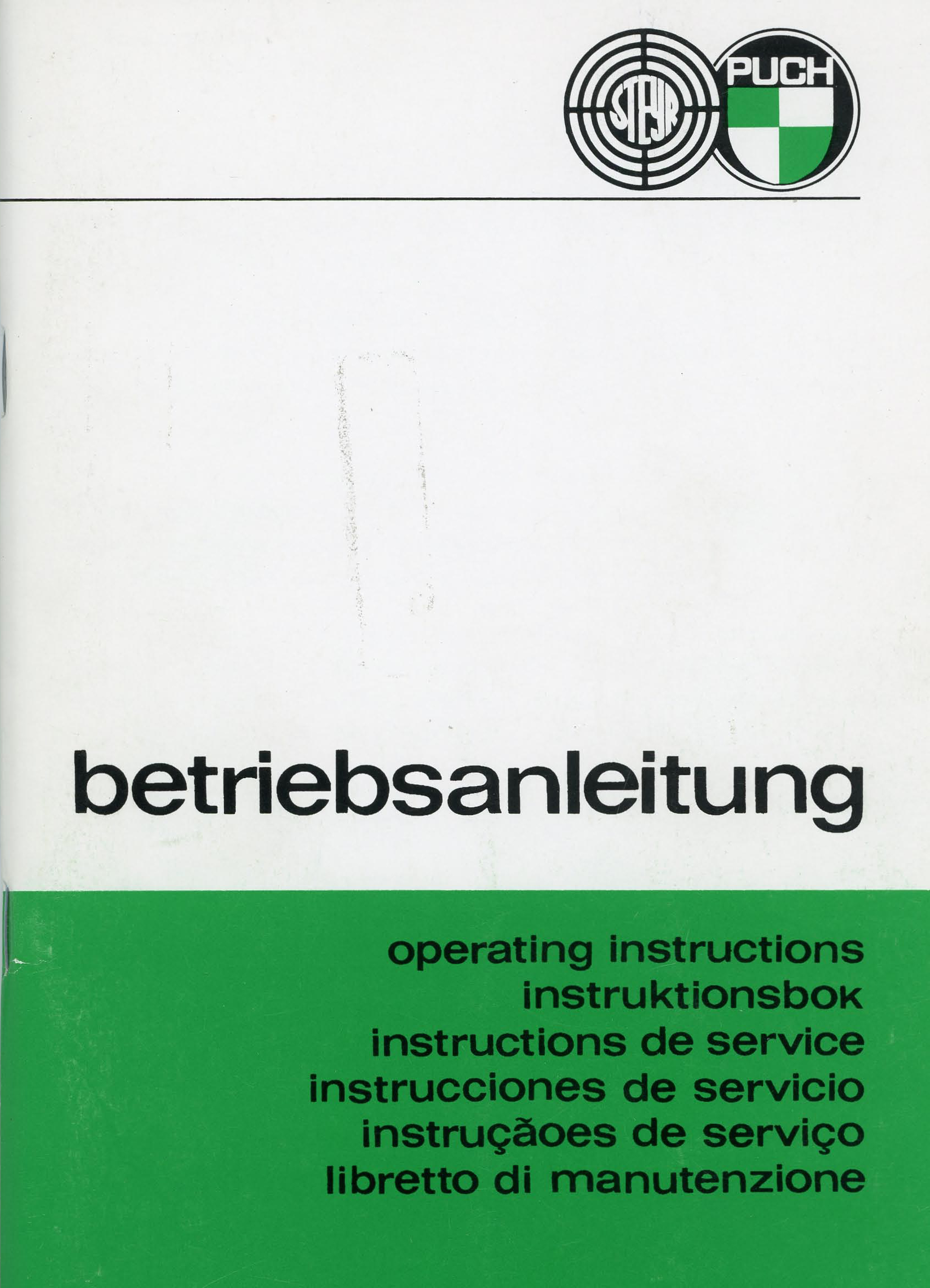 3x13x206 Betriebsanleitung Haflinger italienisch