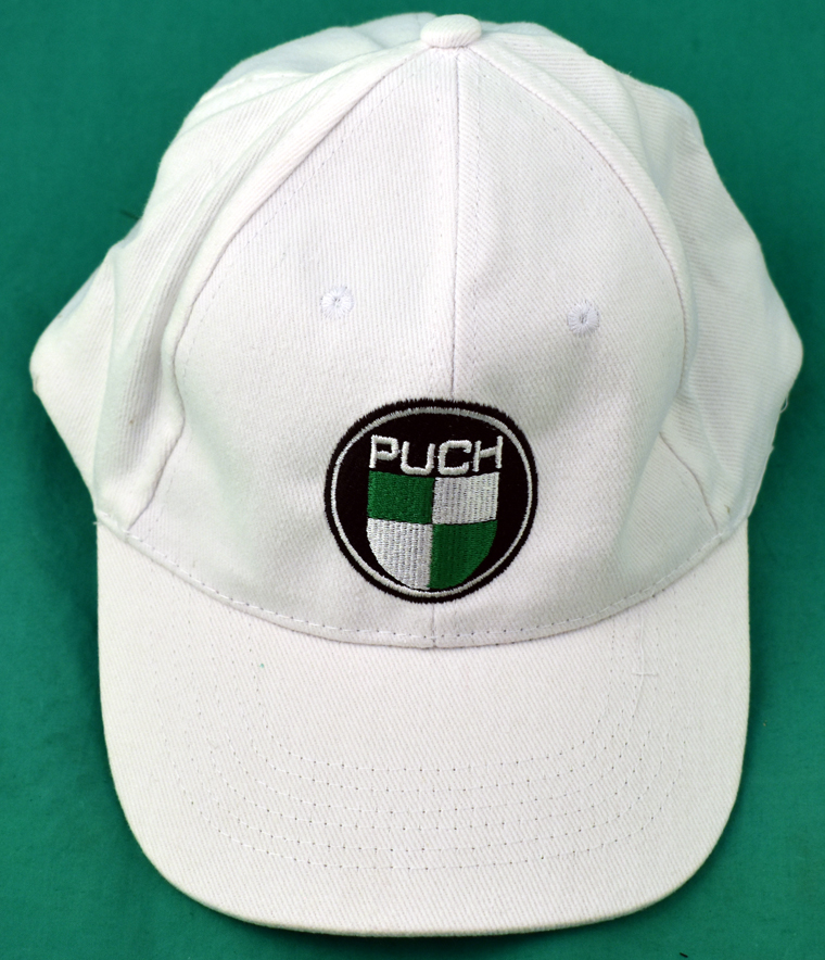 1x15x502_kl Baseballcap Puch weiß