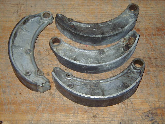 Bremsbacke Fiat 1100 Alu 40mm neu belegt