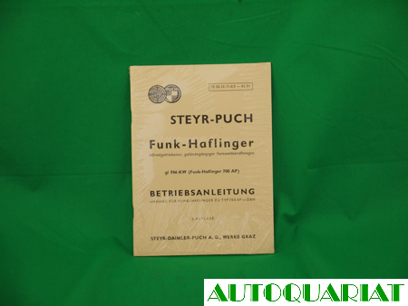 3x13x211 Betriebsanleitung Funk Haflinger
