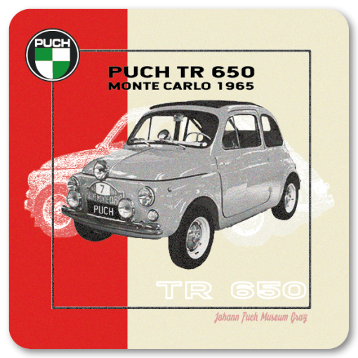 Paar Untersetzer Steyr-Puch 650TR