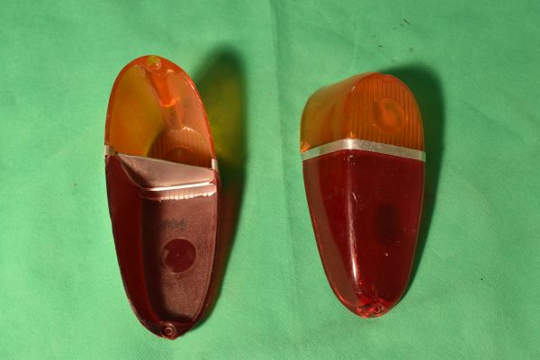 Paar Rücklichtgläser Fiat 500N bis 60
