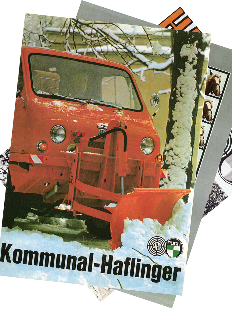 Prospektreprints Komunalhaflinger