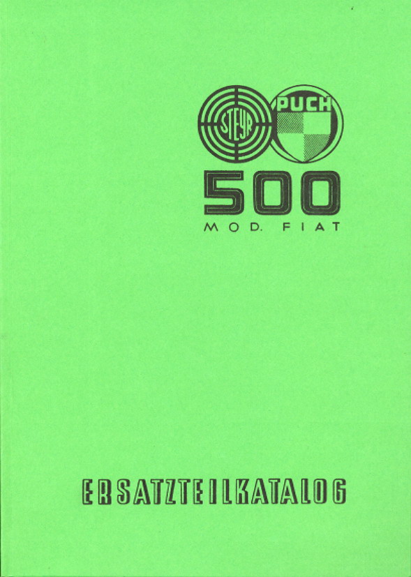 Ersatzteilkatalog Steyr-Puch 500