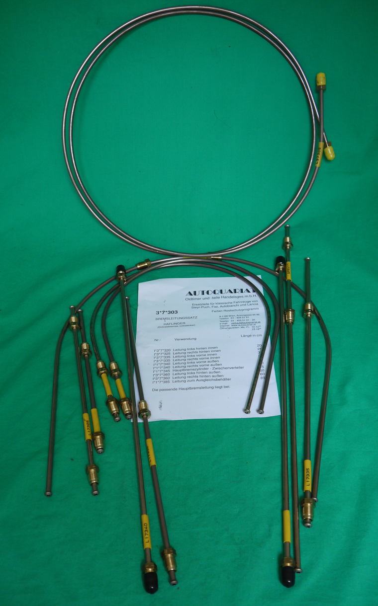 3x7x302_kl Satz Bremsleitungen 703 Kunifer