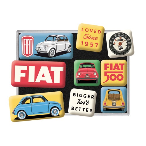 Magnetset Fiat 500 9-teilig