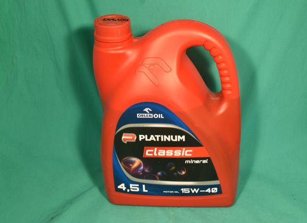 Motoröl Platinum Classic 15W-40 4,5 Liter