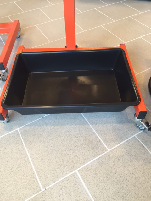 VT99-001-003_ed Öl Auffangwanne zu Motorständer