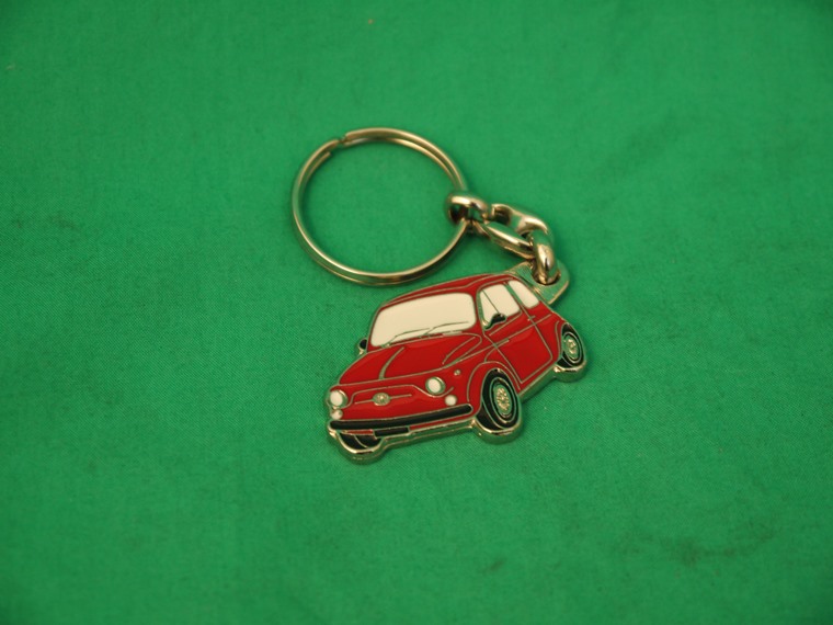 4x15x031_kl Schlüsselanhänger Fiat 500 rot