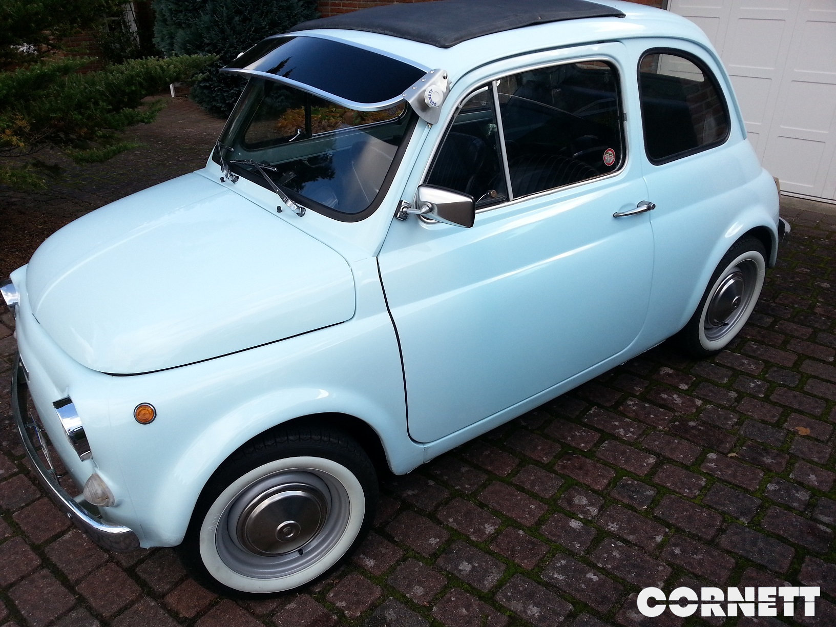 Fiat-500-1 Sonnenblende Cornett 500