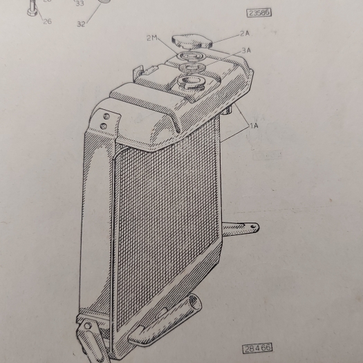 Dichtung Für Kuhlerverschuß Fiat 1100E