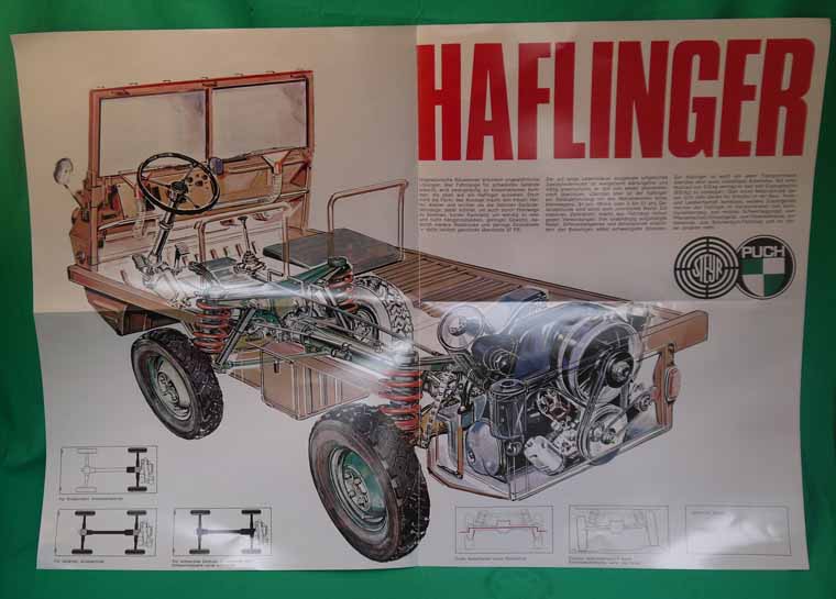 3x13x520_kl Prospekt Haflinger 1969 Reprint