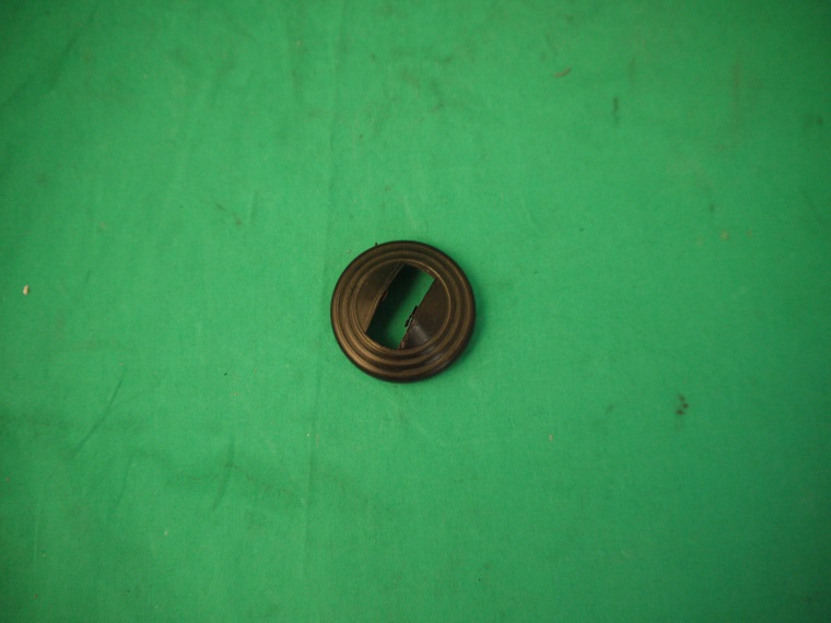 4x11x687_kl Rosette zum Türöffner innen, schwarz 126